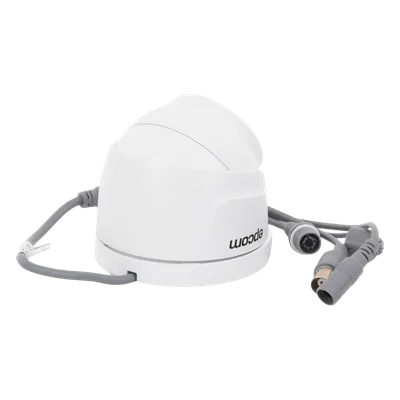 Cámara Domo TURBOHD / 2 Megapixel / Gran Angular 106° / IR 20 m (65.6 ft) / Audio por Coaxitron / IP66 / Metal