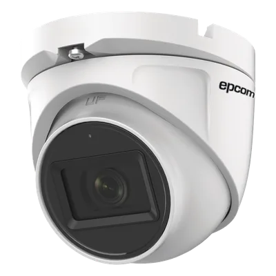 Cámara Domo TURBOHD / 2 Megapixel / Gran Angular 106° / IR 20 m (65.6 ft) / Audio por Coaxitron / IP66 / Metal
