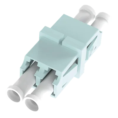 Módulo Acoplador / LC Duplex / Fibra Multimodo / Color Aqua / Pérdida 0.1 dB / Cerámica Zirconia
