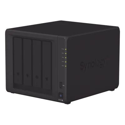 Servidor NAS de escritorio con 4 bahías / Expandible a 9 bahías / Hasta 144 TB