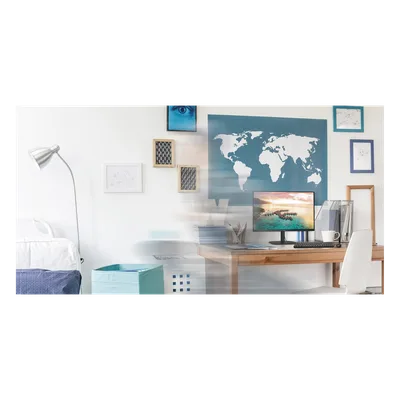 Monitor LED de 23.8" VESA, Resolución 1920 x 1080 Pixeles, Entradas de Video VGA/HDMI. Panel IPS LCD Backlight LED. Ultra Delgado