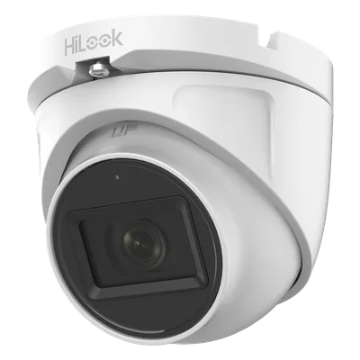 Cámara Turret TURBOHD / 2 Megapixel 1080p / Gran Angular 106.4° / IR EXIR 30 m (98.4 ft) / Audio por Coaxitron / IP66 / 4 Tecnologías