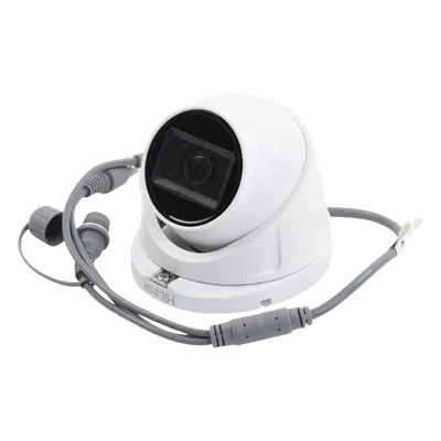 Cámara Turret TURBOHD / 2 Megapixel 1080p / Gran Angular 106.4° / IR EXIR 30 m (98.4 ft) / Audio por Coaxitron / IP66 / 4 Tecnologías