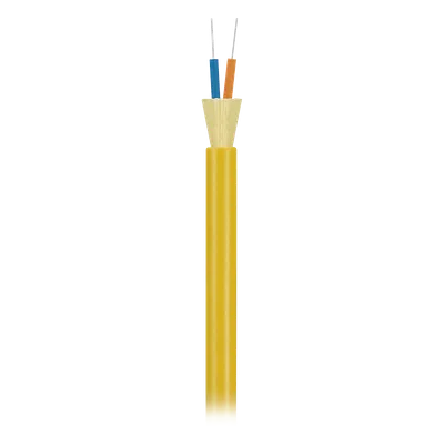 Cable de Fibra Óptica Monomodo / 2 Hilos OS2 9/125 / G.657.A1 / Tight Buffer 900 µm / Riser OFNR/FT4 / 4.75 mm / Precio Por Metro