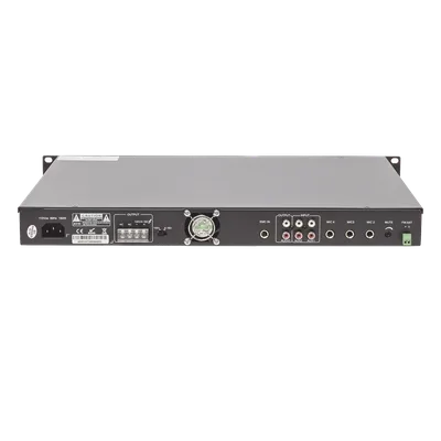 Amplificador Mezclador / 120W RMS / Salidas 100V y 4-16Ω / Bluetooth / MP3 / Tuner FM / Montaje Rack 1U