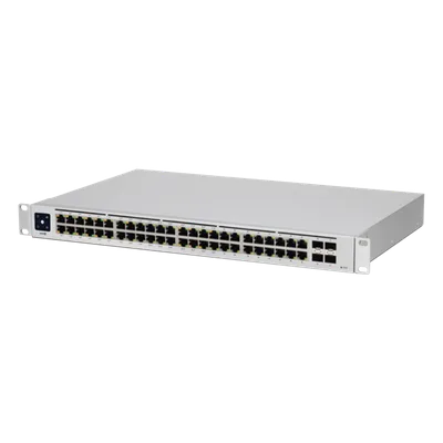 Switch PoE / 48 Puertos Gigabit / 32 Puertos PoE+ / 4 SFP 1G / 195W / 104 Gbps / 1U Rack / 1.43 x 11.22 x 17.41 pulgadas