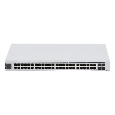 Switch PoE / 48 Puertos Gigabit / 32 Puertos PoE+ / 4 SFP 1G / 195W / 104 Gbps / 1U Rack / 1.43 x 11.22 x 17.41 pulgadas