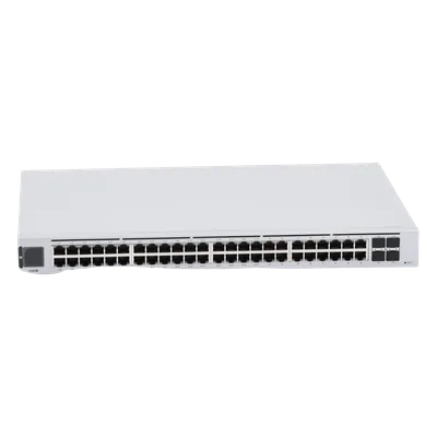 Switch PoE / 48 Puertos Gigabit / 32 Puertos PoE+ / 4 SFP 1G / 195W / 104 Gbps / 1U Rack / 1.43 x 11.22 x 17.41 pulgadas