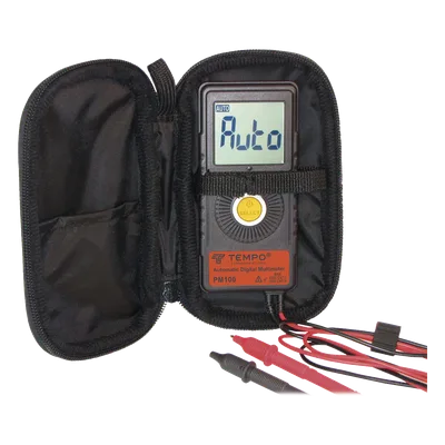 Multímetro Digital / 6000 Cuentas / Detección Automática de Voltaje / CAT-III 300V / CAT-II 450V / Diseño de Bolsillo