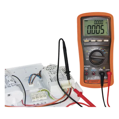 Multímetro Digital / Doble Pantalla LCD / True-RMS / 13 Funciones de Medición / Retroiluminación / Alerta BeepJack