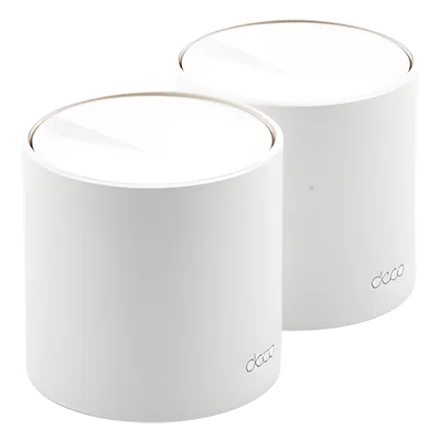 Sistema Mesh Wi-Fi 6 / AX1800 Mbps / 4 Flujos Simultáneos / 2 Puertos Gigabit WAN/LAN Auto-Detección / 2 Antenas Internas / Administración App Móvil
