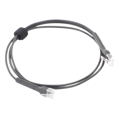 Cable Ethernet Patch / Cat6 / 1 m (3.28 ft) / RJ45 Flexible / Diámetro Ultrafino / Color Negro