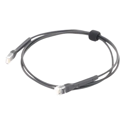 Cable Ethernet Patch / Cat6 / 1 m (3.28 ft) / RJ45 Flexible / Diámetro Ultrafino / Color Negro
