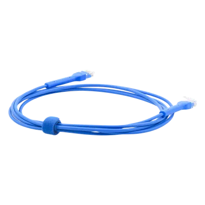 Cable Ethernet Cat6 / 2 m (6.56 ft) / RJ45 Flexible / Prueba Fluke / Diámetro Ultrafino / Azul
