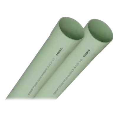 Tubo Conduit Pesado PVC / 4" (100 mm) / 3 m (9.8 ft) / Autoextinguible / NMX-E-012 / NMX-E-252