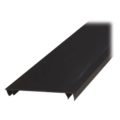 Tapa para Canaleta Ranurada Tipo H / 55.1 mm Ancho / 1828.8 mm Largo (6 pies) / PVC Sin Plomo / UL94 V-0 / Negro