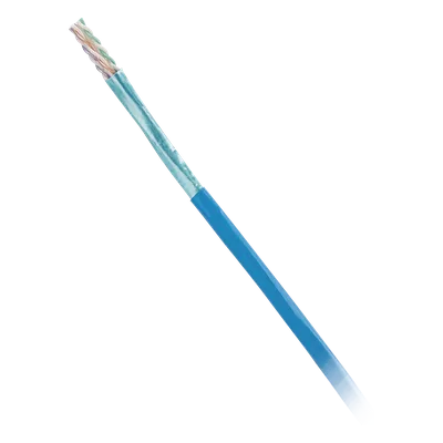 Bobina de Cable Blindado F/UTP / Cat6 / 4 Pares / 23 AWG / LSZH / 305 m (1000 pies) / Azul