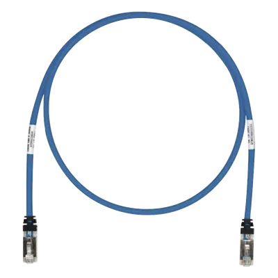 Patch Cord Cat6A / Blindado S/FTP / 30 ft (9.14 m) / CM/LS0H / Azul