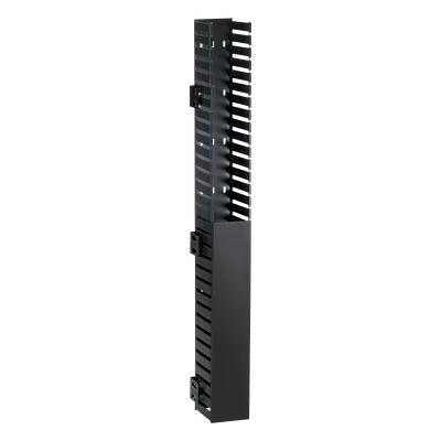 Organizador Vertical de Cables / 40 UR / 70.8 in / Montaje Lateral en Riel de Rack / Interior / Negro