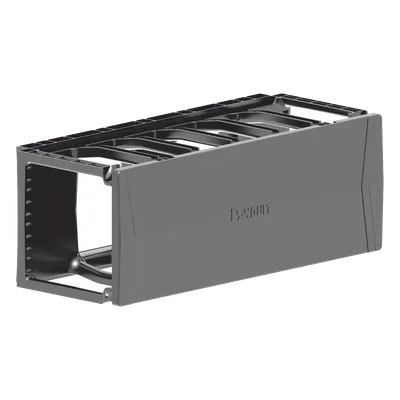 Organizador de Cables Horizontal / Para Rack 19in / 2UR / Cubierta Magnética de Doble Bisagra / Gestión Cat 6 y 6a