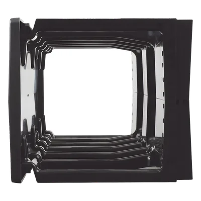 Organizador de Cables Horizontal / Para Rack 19in / 2UR / Cubierta Magnética de Doble Bisagra / Gestión Cat 6 y 6a
