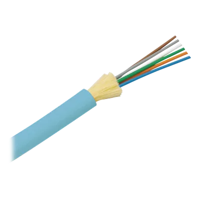 Cable de Fibra Óptica / 6 Hilos / Multimodo OM4 50/125 / Tight Buffer 900µm / OFNR Riser / Interior / 2 pies (0.6 m) Marcas