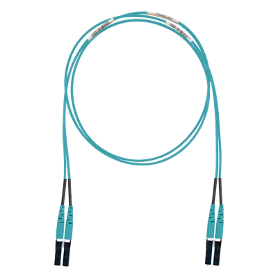 Jumper de Fibra Óptica / Multimodo OM3 50/125 / LC-LC Dúplex / LSZH / 3 m (9.84 ft) / 1.6 mm