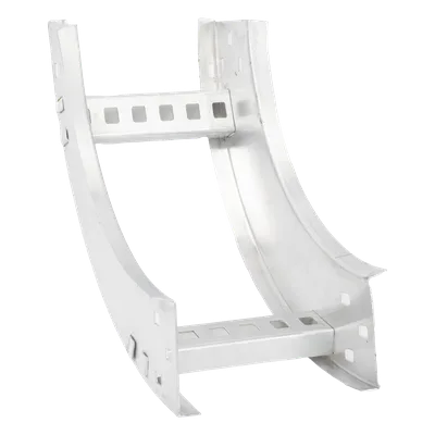 Curva Vertical Interior / Perfil Z / Peralte 3 1/4" / Ancho 6" / Radio 8" / Aluminio / 90°