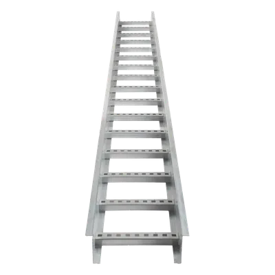 Escalera Portacables / Perfil Z / Peralte 3 1/4" / Ancho 9" / Paso 9" / 3.66 m (12 ft) / Capacidad 205 Cables