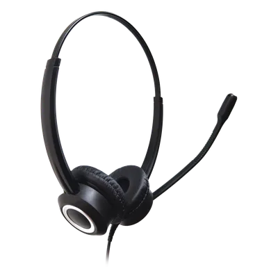 Audífonos USB Profesionales / Audio HD / Micrófono con Cancelación de Ruido / Diadema Ajustable / Controles Integrados / Compatibilidad Universal