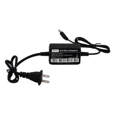 Adaptador de Pared / 12 VCC 1 A / Entrada Universal 100-240 VCA / Cable 0.5 m Doble Extremo / NEMA 1-15 / Operación 0°C a 40°C