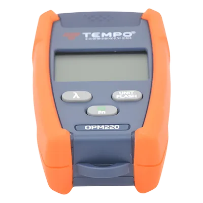 Medidor de Potencia Óptica / Rango -50 a +26 dBm / VFL 650 nm hasta 4 km / 6 Longitudes de Onda / Detección de Tono 270 Hz-2 kHz / Entrada Universal 2.5 mm