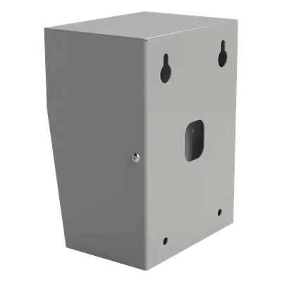 Cubierta Protectora Industrial / Acero Calibre 18 / Pintura Electrostática Gris / 1.38 kg / Montaje en Poste Tubular