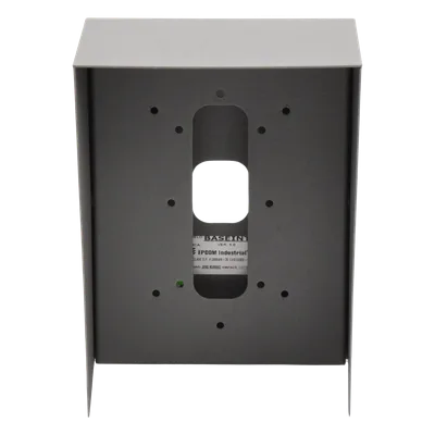 Cubierta Protectora Industrial / Acero Calibre 18 / Pintura Electrostática Gris / 1.38 kg / Montaje en Poste Tubular
