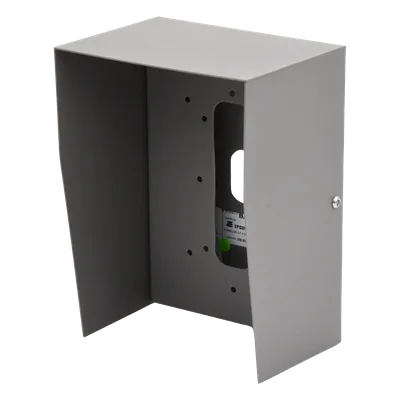 Cubierta Protectora Industrial / Acero Calibre 18 / Pintura Electrostática Gris / 1.38 kg / Montaje en Poste Tubular