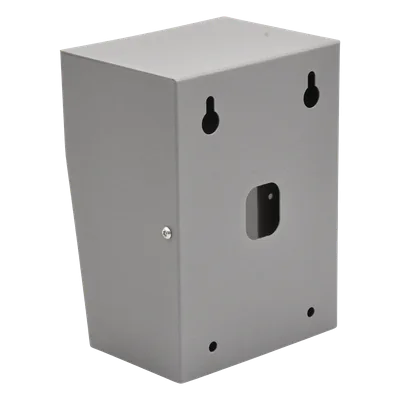 Cubierta Protectora Industrial / Acero Calibre 18 / Pintura Electrostática Gris / 1.38 kg / Montaje en Poste Tubular