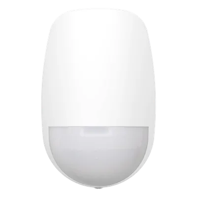 Detector PIR Inalámbrico de Doble Tecnología / Inmunidad a Mascotas hasta 24 kg / Rango 12 m (39.4 ft) / Ángulo de Cobertura 85.9° / Batería 5 Años