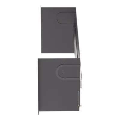 Soporte de Riel DIN Industrial / 4U / Rack 19 in / Acero / Gestión de Cables