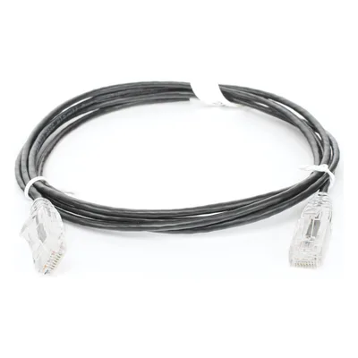 Cable de Parcheo Slim UTP Cat6 / 28 AWG / 2 m (6.56 ft) / 1 Gbps / RJ45 Chapado en Oro