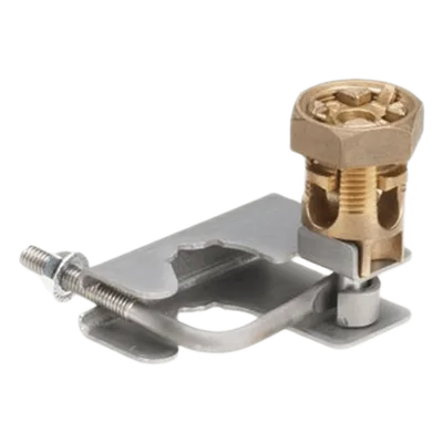 Abrazadera de Tierra para Piso Falso / 6 a 1/0 AWG / Pedestales 22-29 mm / 4.19 x 3.38 x 3.19 in