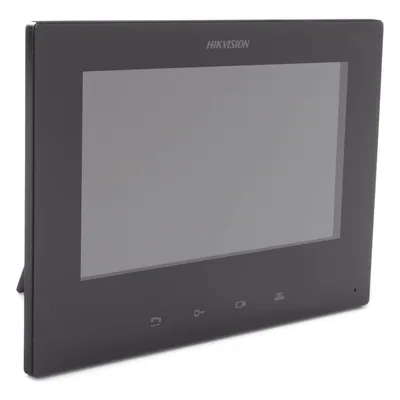Monitor IP para Videoportero / Pantalla 7" / Resolución 1024 x 600 / 16 Canales de Video / PoE Estándar / 8 Entradas de Alarma