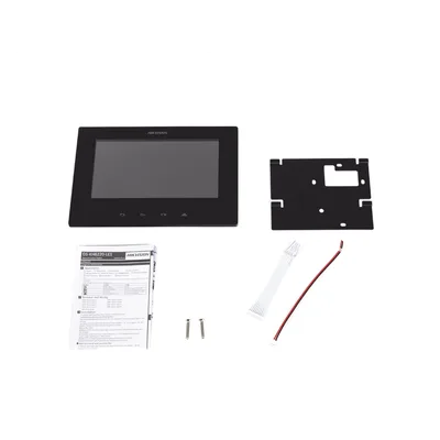 Monitor IP para Videoportero / Pantalla 7" / Resolución 1024 x 600 / 16 Canales de Video / PoE Estándar / 8 Entradas de Alarma