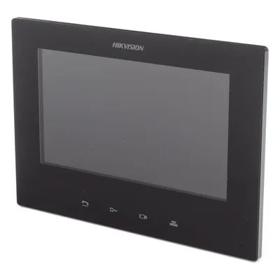 Monitor IP para Videoportero / Pantalla 7" / Resolución 1024 x 600 / 16 Canales de Video / PoE Estándar / 8 Entradas de Alarma