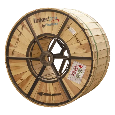 Cable ADSS / G.652D Monomodo / 72 Hilos / Span 100 m (328 ft) / 4 km / Exterior HDPE