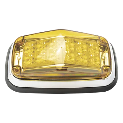 Luz de Advertencia / 8 x 4 in / Ámbar / IP67 / 12-30 VCC / SAE J595 / ECE R65