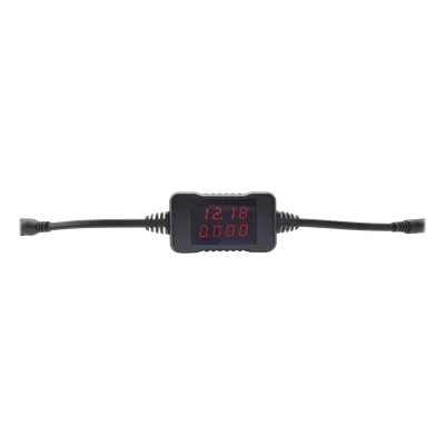 Medidor Portátil de Voltaje y Corriente / Rango 3.6 ~ 15 VCC / Corriente 0 ~ 3 A / Display LCD / 40 g