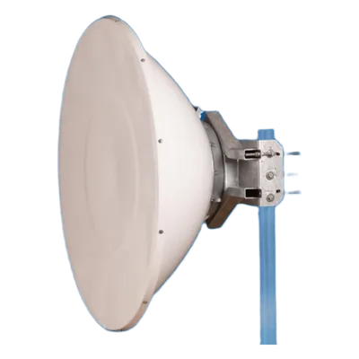 Antena parabólica 4 ft para radio B11 y AF11, ganancia de 40.5 ± 1 dBi, conector guía de onda, Alto aislamiento al ruido en enlaces vecinos, 10-12 GHz, Montaje de acero inoxidable incluido