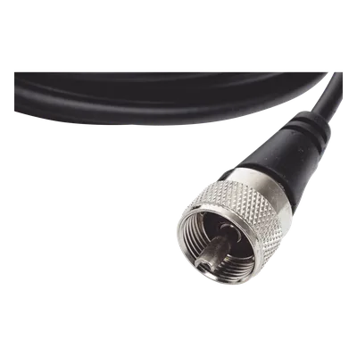 Montaje magnetico para antenas de 3/4" (Nmo), 5 m de cable RG-58A/U, conector UHF (PL-259) macho, diámetro de 5"