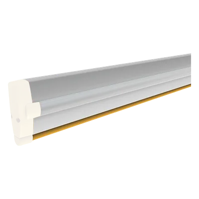 Mástil de Aluminio para Barrera / 4 m (13.1 ft) / 90 x 35 mm / Blanco / LED Rojo/Verde