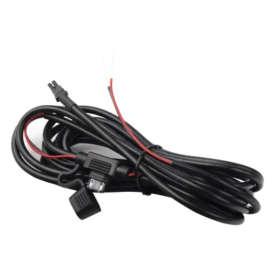 Cable de Alimentación para Radio Móvil / 4 Metros (13.1 ft) / Fusible 2A Integrado / Conector MX3.0 / AWG 20 / Termoretráctil y Abrazadera Incluidos